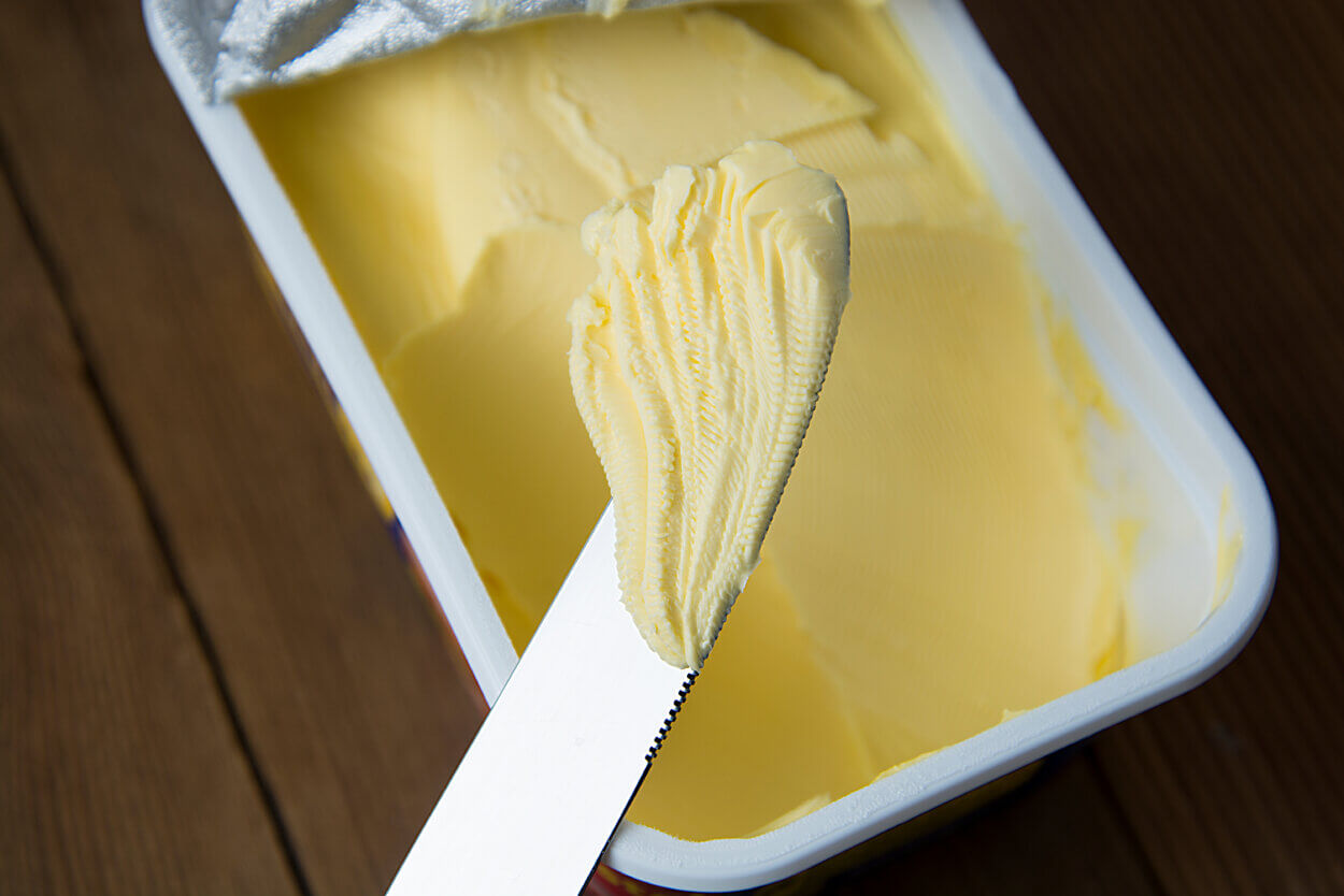 Margarine ist streichfähig