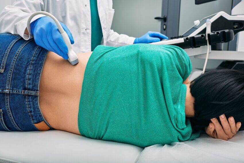 Nierenuntersuchung mit Ultraschall