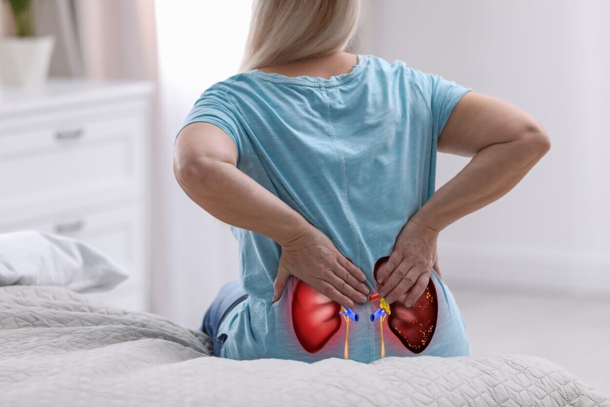 Schmerzender Rücken bei Nierenerkrankung