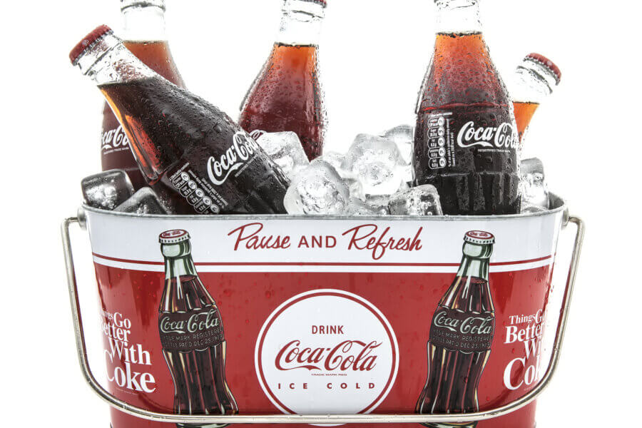 Coca-Cola ein beliebtes Getränk