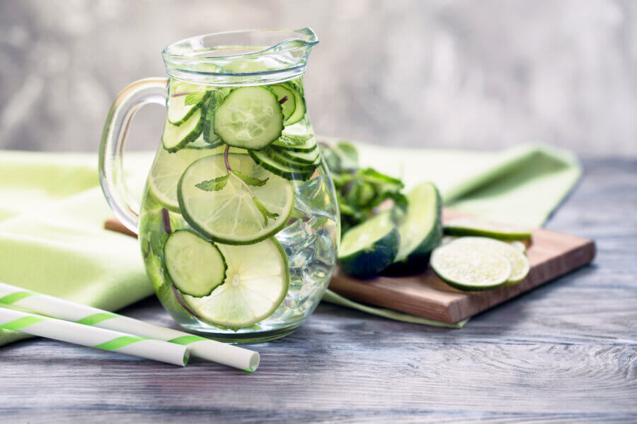 Gurkenwasser für die Gesichtspflege