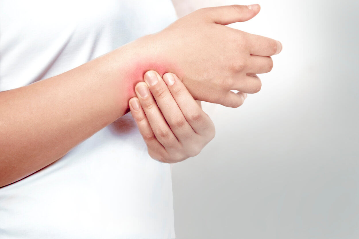 Schmerzhafte Handgelenksarthrose