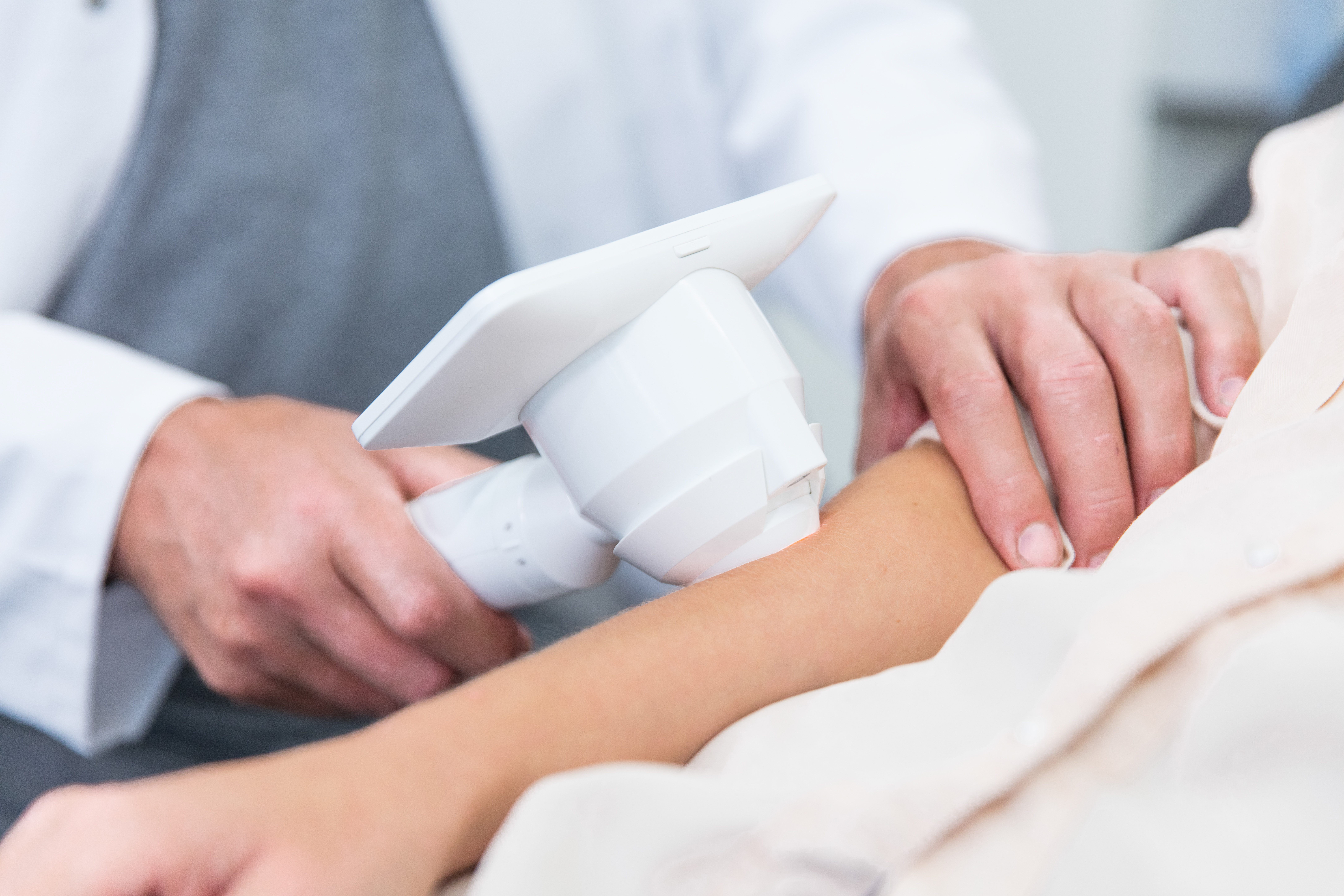 Eine dermatoskopische Untersuchung