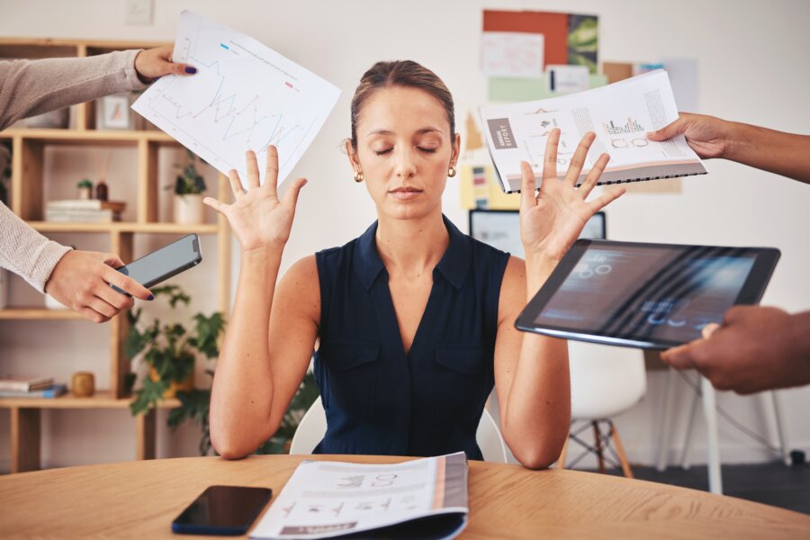 Stressbewältigung im Büro