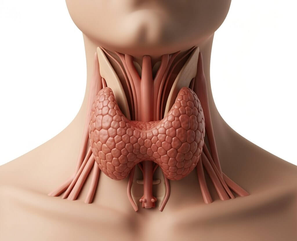 Menschliche Schilddrüse
