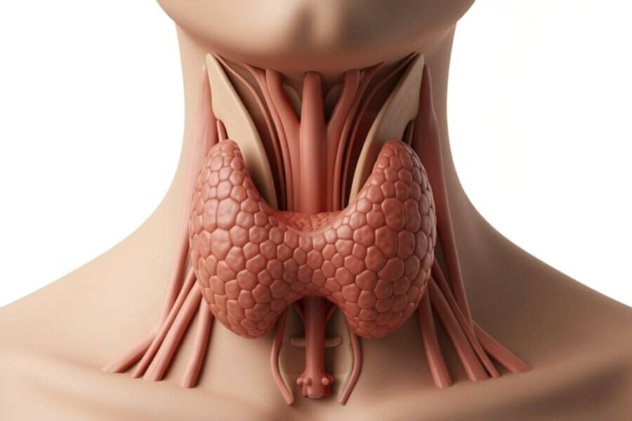 Menschliche Schilddrüse